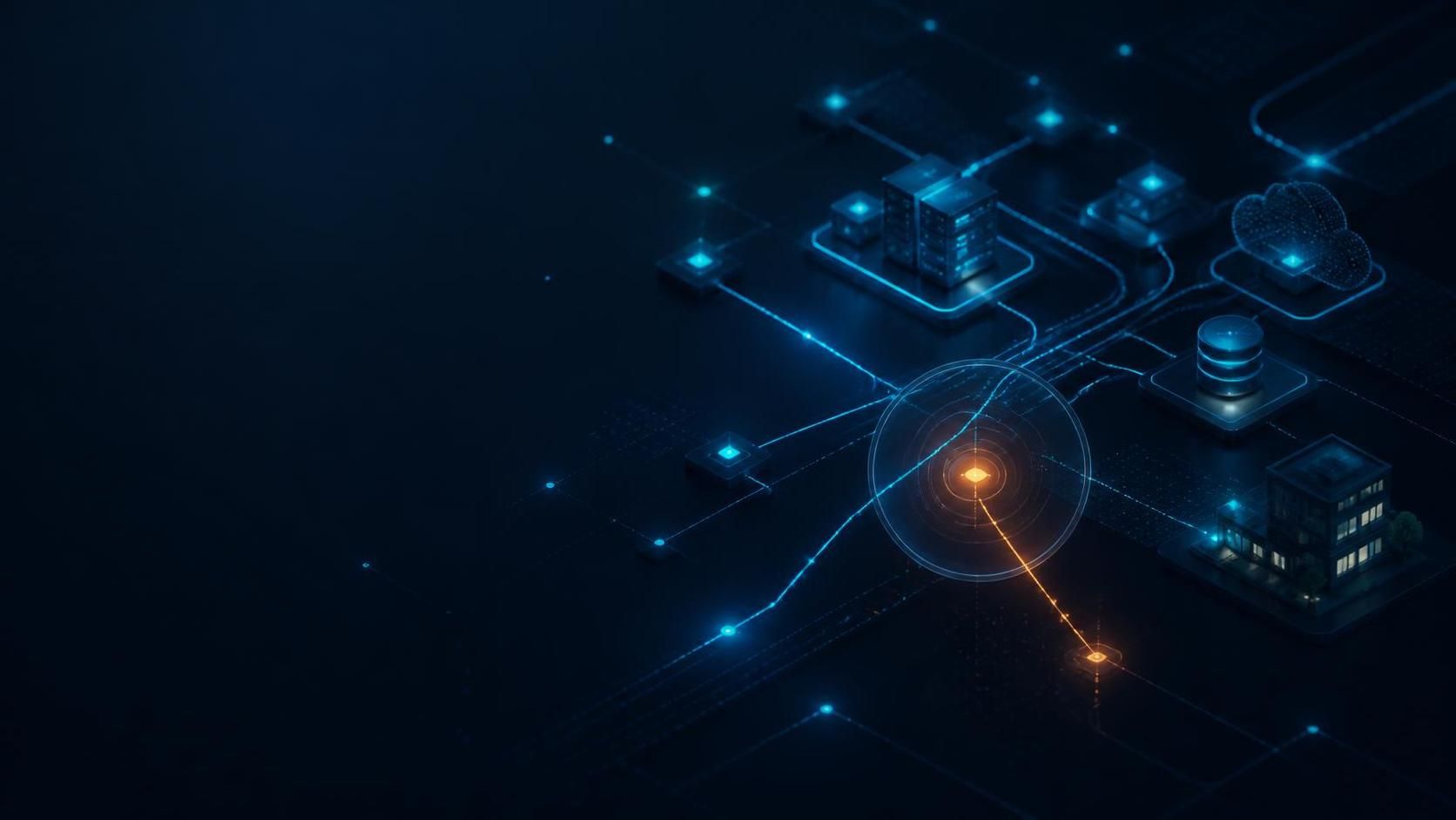 Abstract illustration representing connected ideas